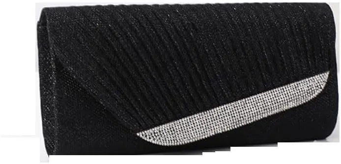 Fabric Art Pleated Clutch Purses Simple Versatile Evening Bag