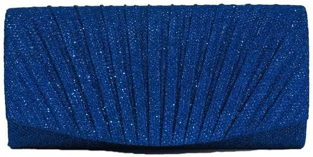 Fabric Art Pleats Evening Bag French Simple Clutch Purses