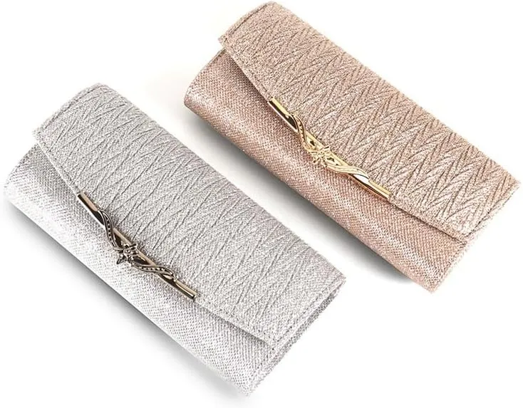 Fabric Art Straight Grain Evening Bag Simple Versatile Clutch Purses
