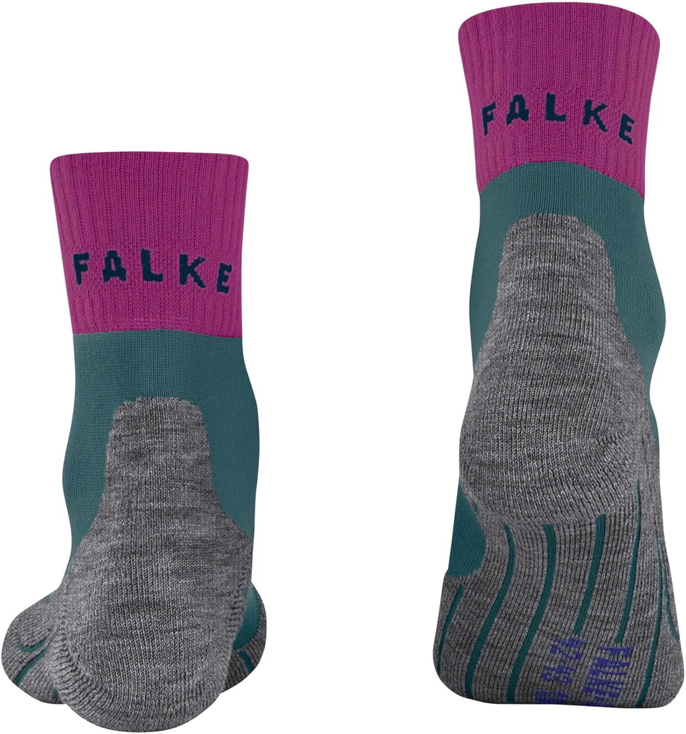FALKE Women's TK2 Explore Cool Short Hiking Socks, Medium Padding, 1 Pair