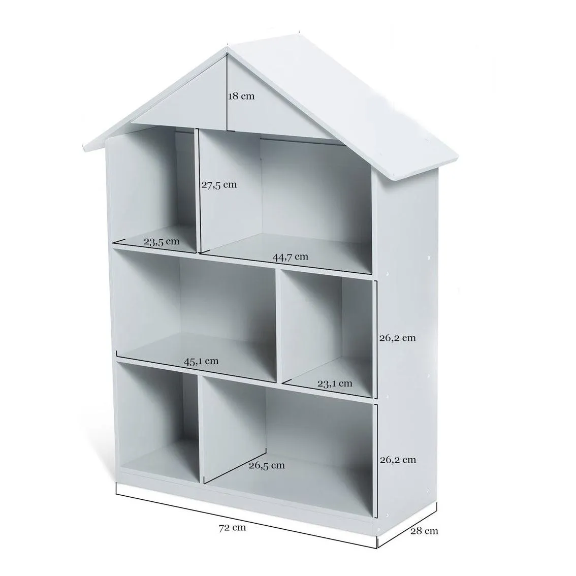 FIJN House Bookshelf (Grey)
