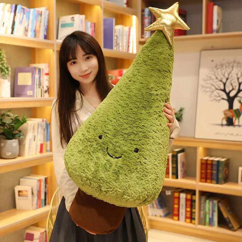 Friendly Kawaii Christmas Tree Plushie
