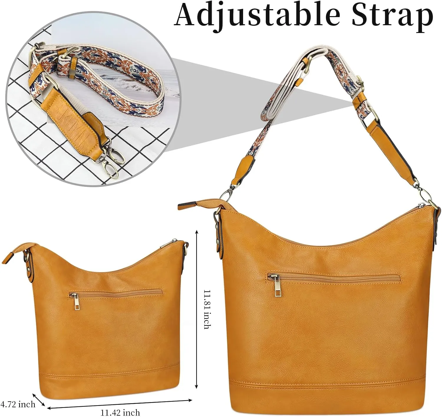 FUKUYIN Purses for Women Large Hobo Handbags Designer Top Handle Satchel Shoulder Purse Soft Faxu Leather Trendy