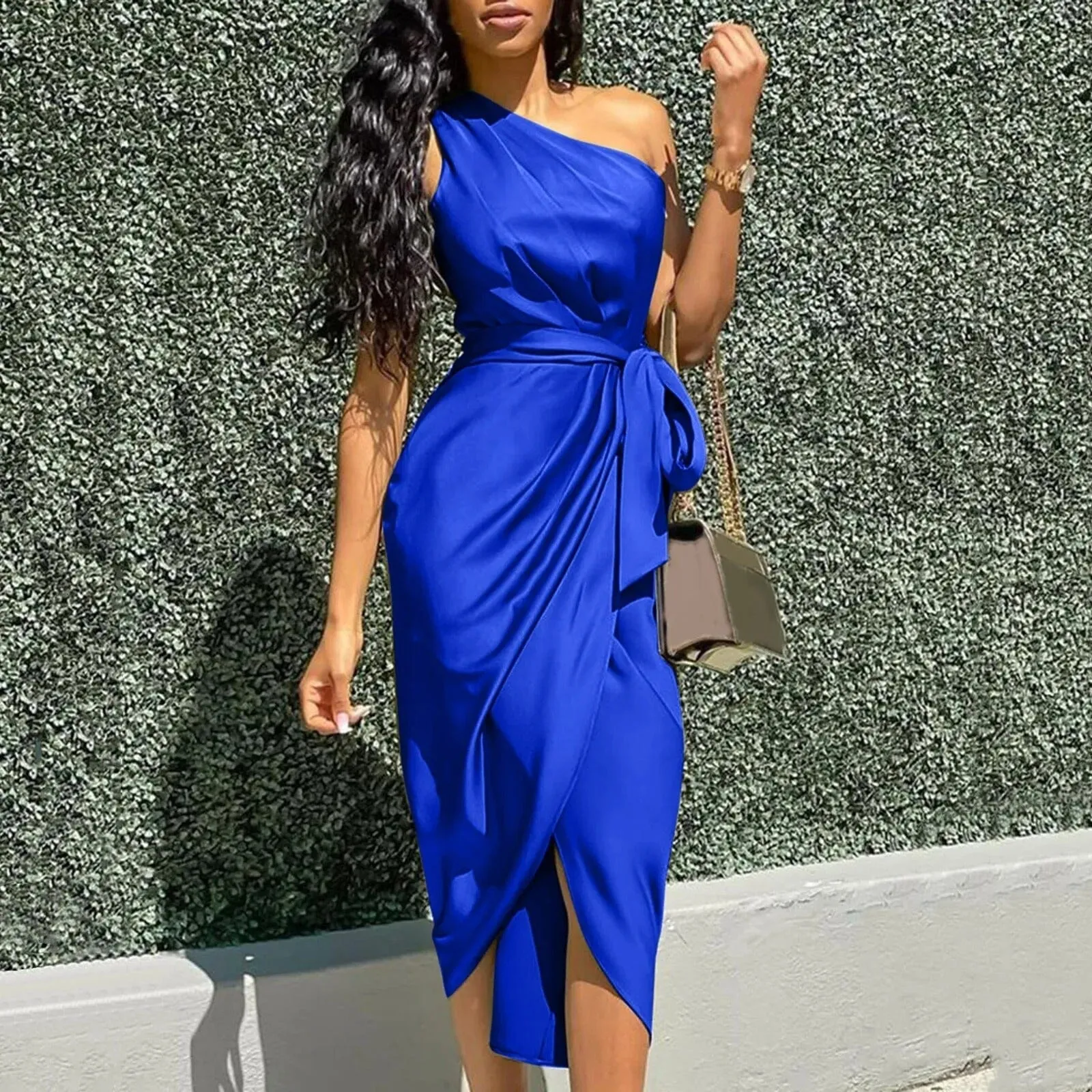 Gabriella | Silk Asymmetrical Dress
