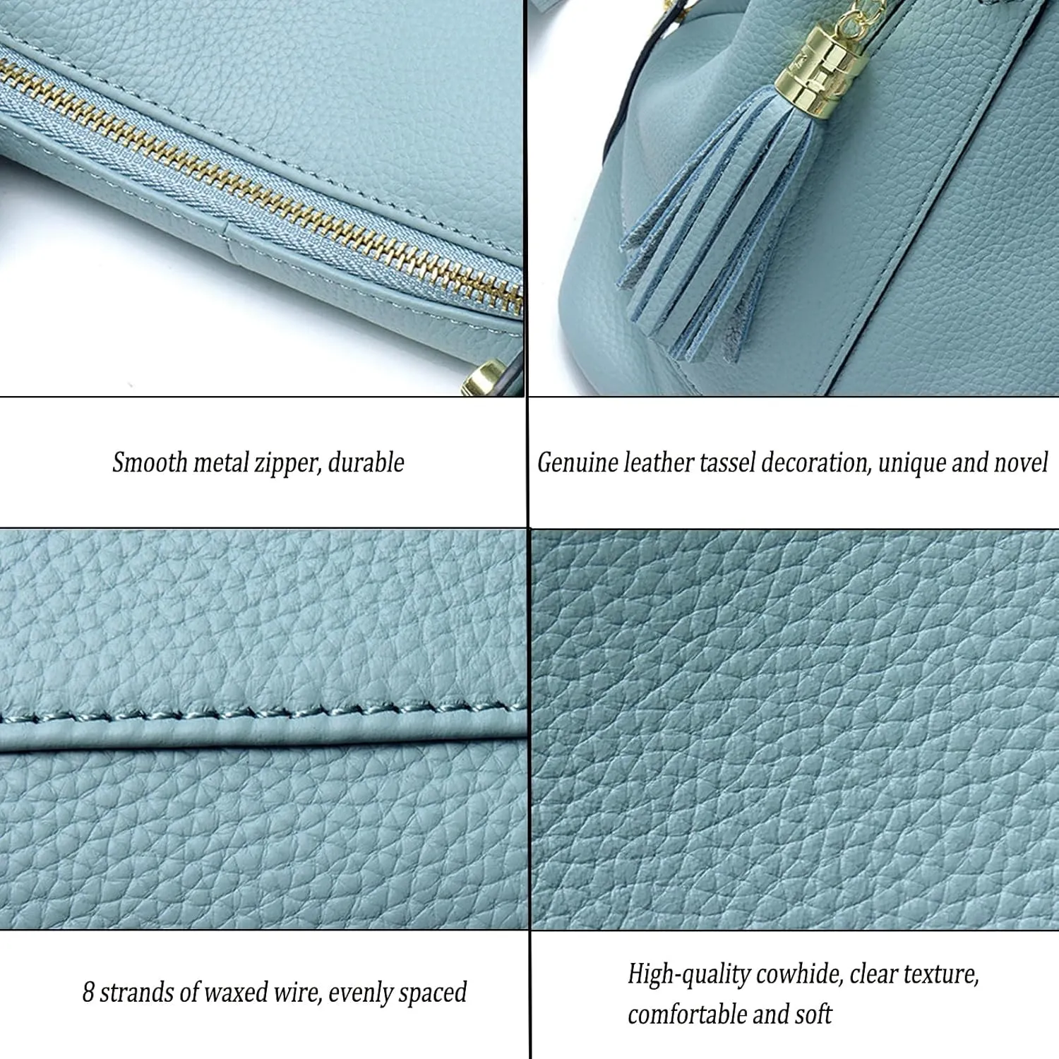 Genuine Leather Purses and Handbags for Women Boston Tote Bags Crossbody Satchel Purse Work Shoulder Handbag