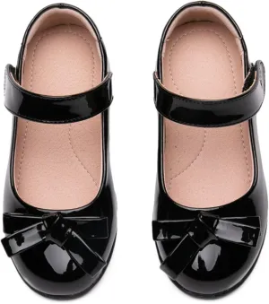 Girls Dress Shoes for School Wedding Church Party Leather Flats Princess Shoes Toddler/Kids