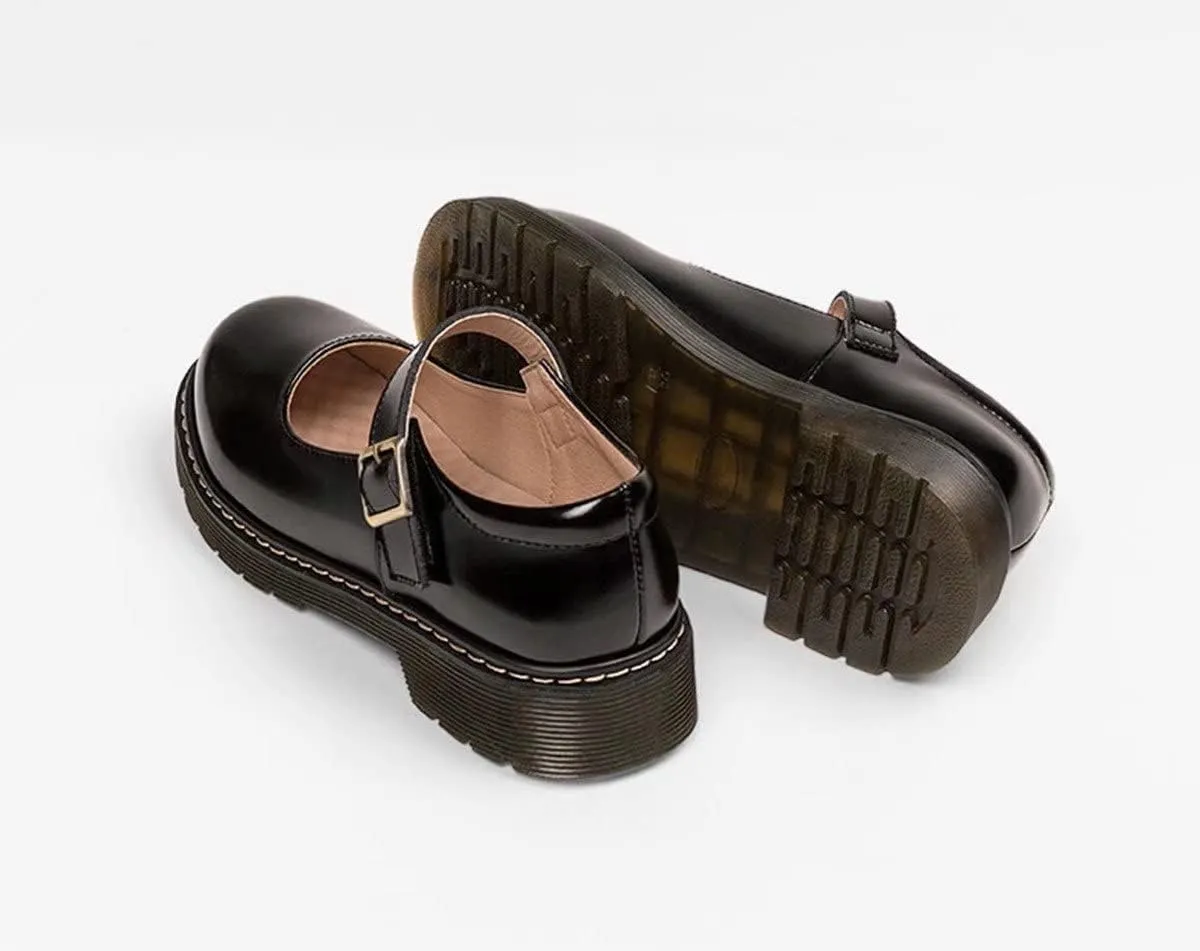 Girl's School Uniform Shoes Mary Jane Flats Oxford Dress Shoes