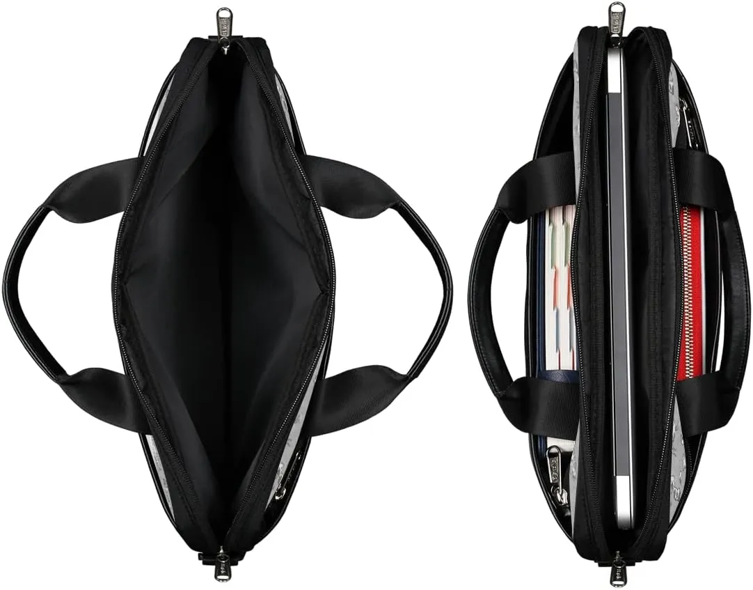 Gradient Geometric Shapes Laptop Shoulder Messenger Bag Waterproof Laptop Briefcase with Handle and Padded Strap Case Sleeve