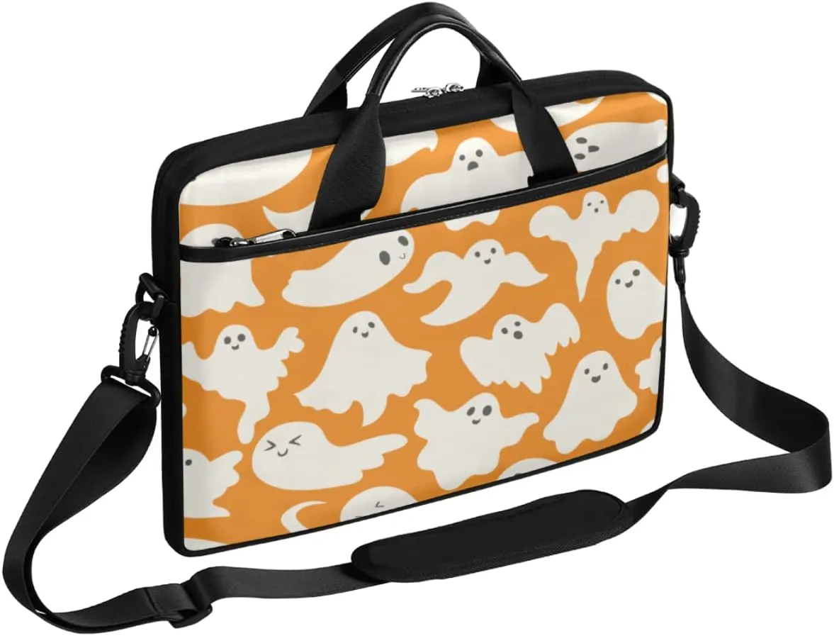 Gradient Geometric Shapes Laptop Shoulder Messenger Bag Waterproof Laptop Briefcase with Handle and Padded Strap Case Sleeve