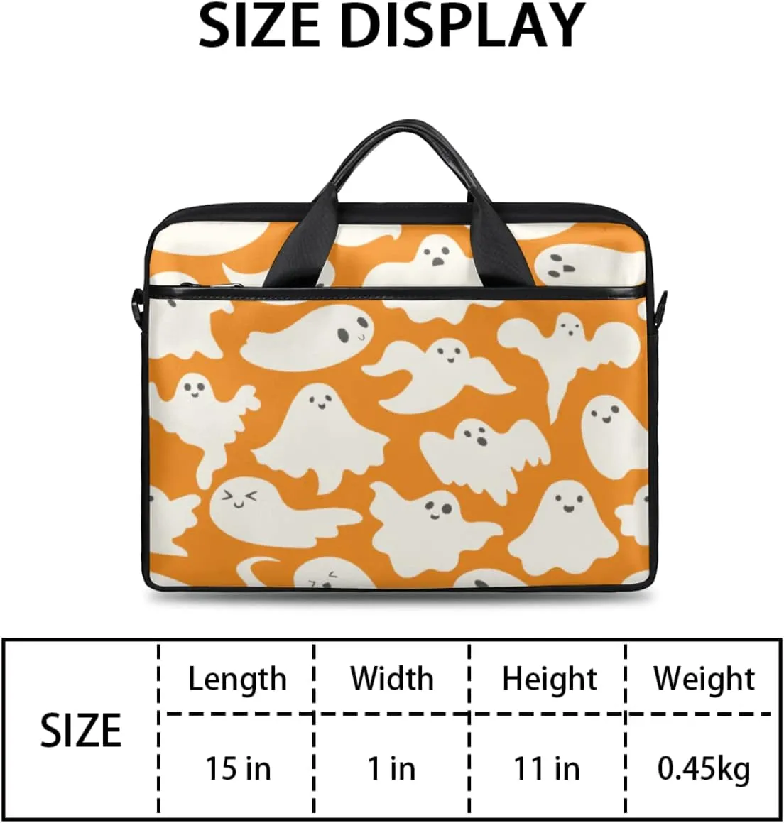 Gradient Geometric Shapes Laptop Shoulder Messenger Bag Waterproof Laptop Briefcase with Handle and Padded Strap Case Sleeve