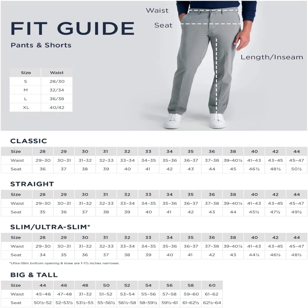 Haggar Men's Cool Right Performance Flex Stria Slim Fit Flat Front Pant