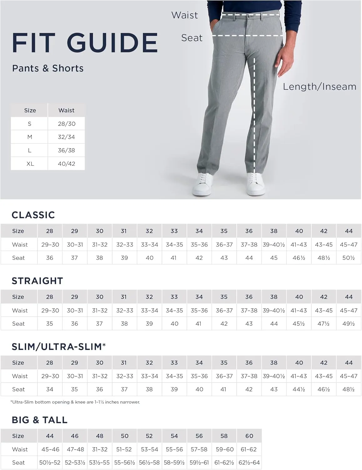 Haggar Men's Cool Right Performance Flex Stria Slim Fit Flat Front Pant