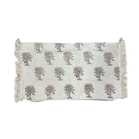 Hand Block Palm Cushion Cover - 30cm x 60cm