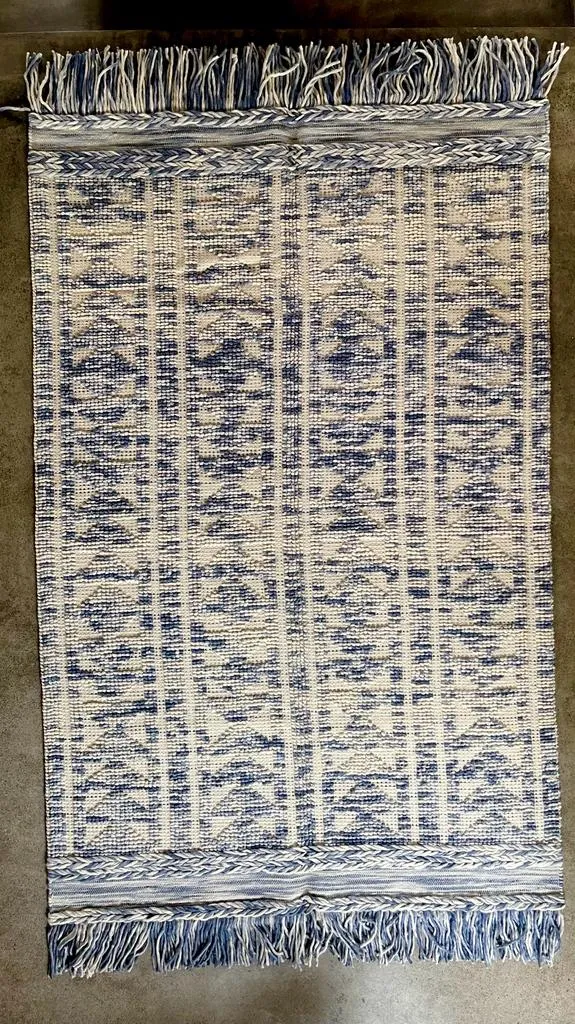 Hand Knotted Wool & Cotton RUG 51