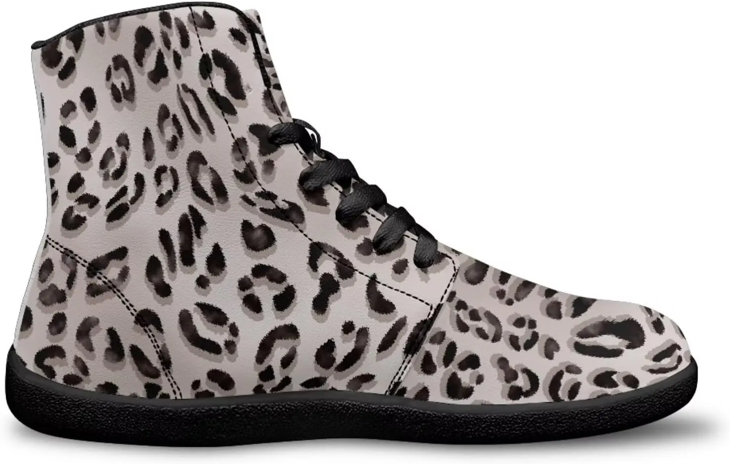 High Top Shoes for Men Barefoot Wide Toe Box Non-Slip Sneakers Outdoor Workout Walking Ankle Boots