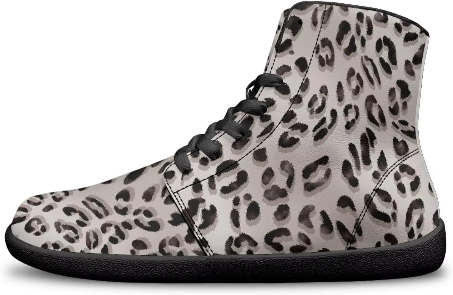 High Top Shoes for Men Barefoot Wide Toe Box Non-Slip Sneakers Outdoor Workout Walking Ankle Boots