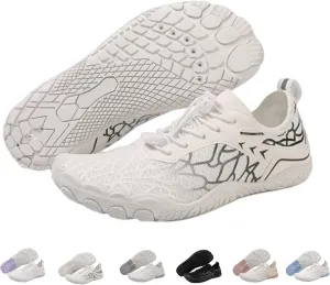 Hike Barefoot Footwear Women Men, Breathable Grounded Athletic Anti-Slip Shoes, Wide Toe Box Walking Beach Sneakers