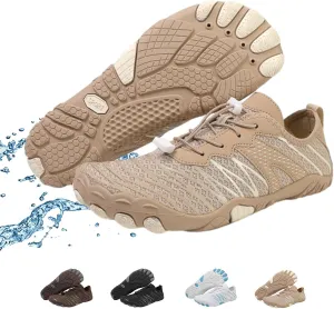 Hike Barefoot Footwear Women Men, Breathable Grounded Athletic Anti-Slip Shoes, Wide Toe Box Walking Beach Sneakers