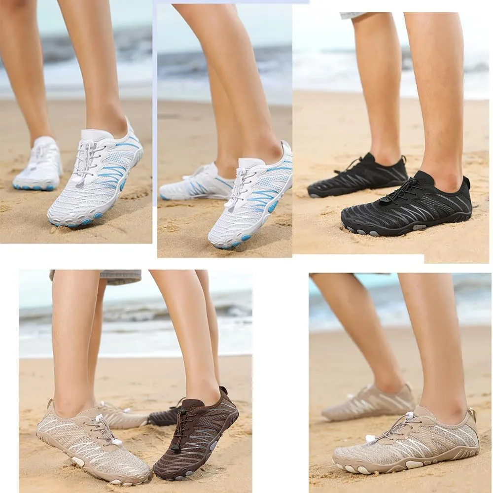 Hike Barefoot Footwear Women Men, Breathable Grounded Athletic Anti-Slip Shoes, Wide Toe Box Walking Beach Sneakers