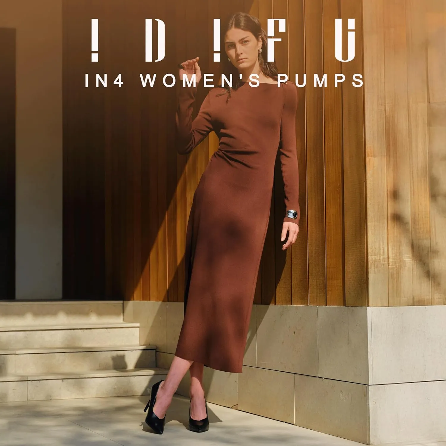 IDIFU IN4 High Heels Closed Toe Heels Women's Pumps Stiletto Pointed Toe Dress Shoes for Women Wedding Prom Bridal Work Office Business Prom Bride Trendy Dressy Sexy Comfortable Pumps Shoes