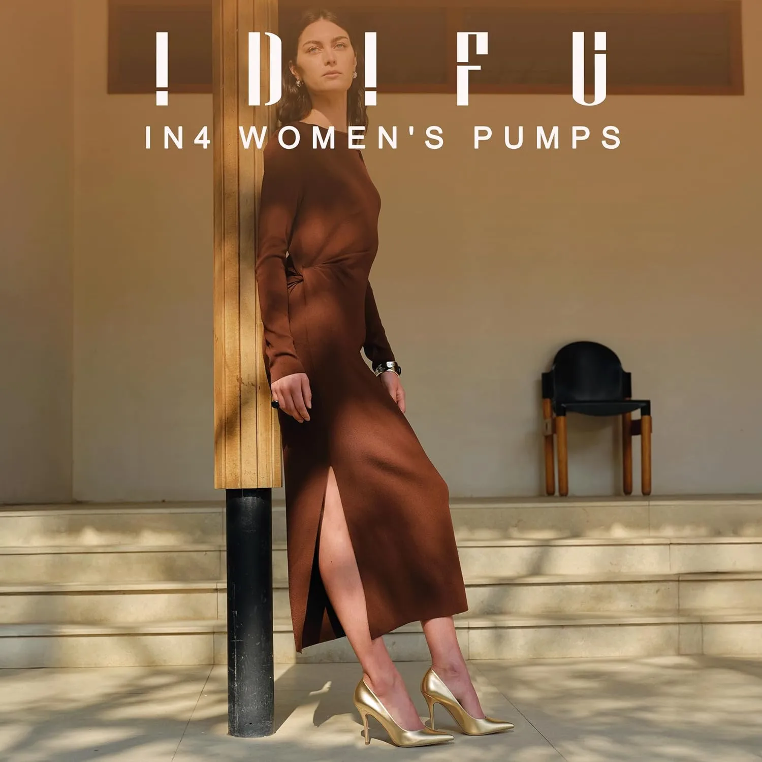 IDIFU IN4 High Heels Closed Toe Heels Women's Pumps Stiletto Pointed Toe Dress Shoes for Women Wedding Prom Bridal Work Office Business Prom Bride Trendy Dressy Sexy Comfortable Pumps Shoes