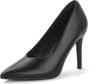IDIFU IN4 High Heels Closed Toe Heels Women's Pumps Stiletto Pointed Toe Dress Shoes for Women Wedding Prom Bridal Work Office Business Prom Bride Trendy Dressy Sexy Comfortable Pumps Shoes