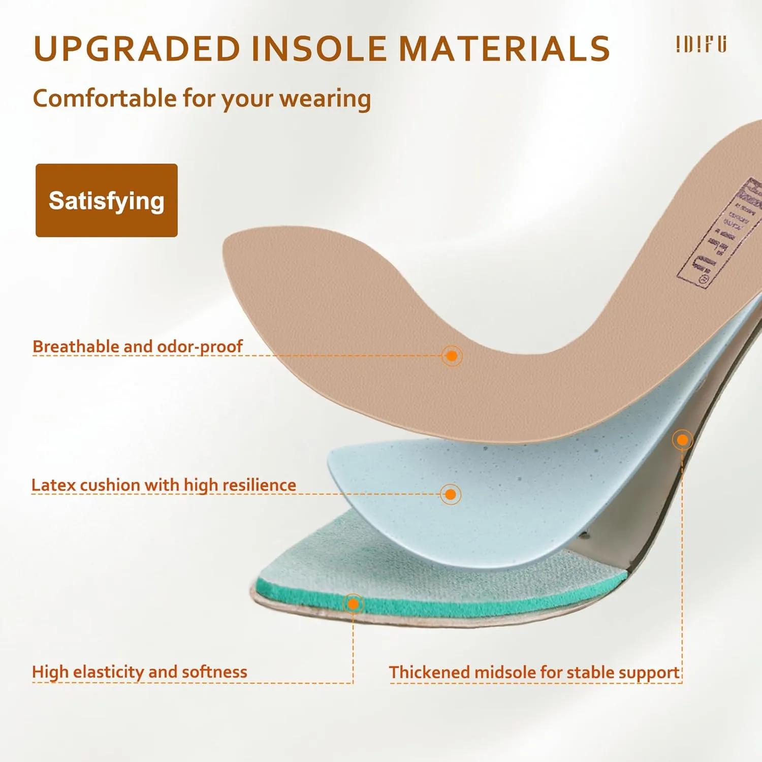 IDIFU Women's IN4 Chunky-HI Block High Heels Closed Pointed Toe Pumps Dress Office Shoes for Women