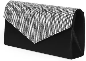 Inlaid Rhinestone Envelope Bag Simple Versatile Banquet Handbag