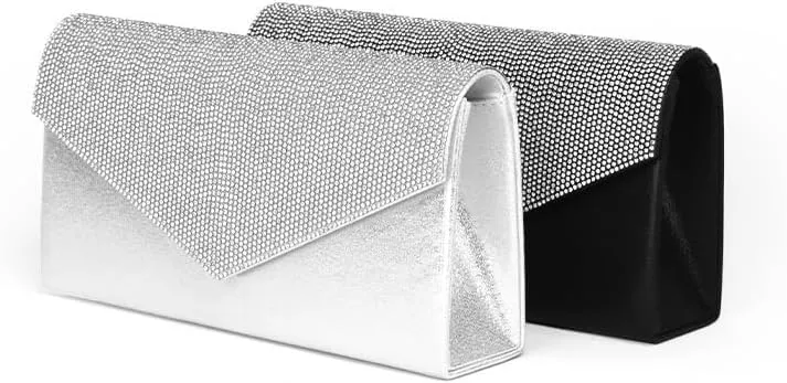 Inlaid Rhinestone Envelope Bag Simple Versatile Banquet Handbag