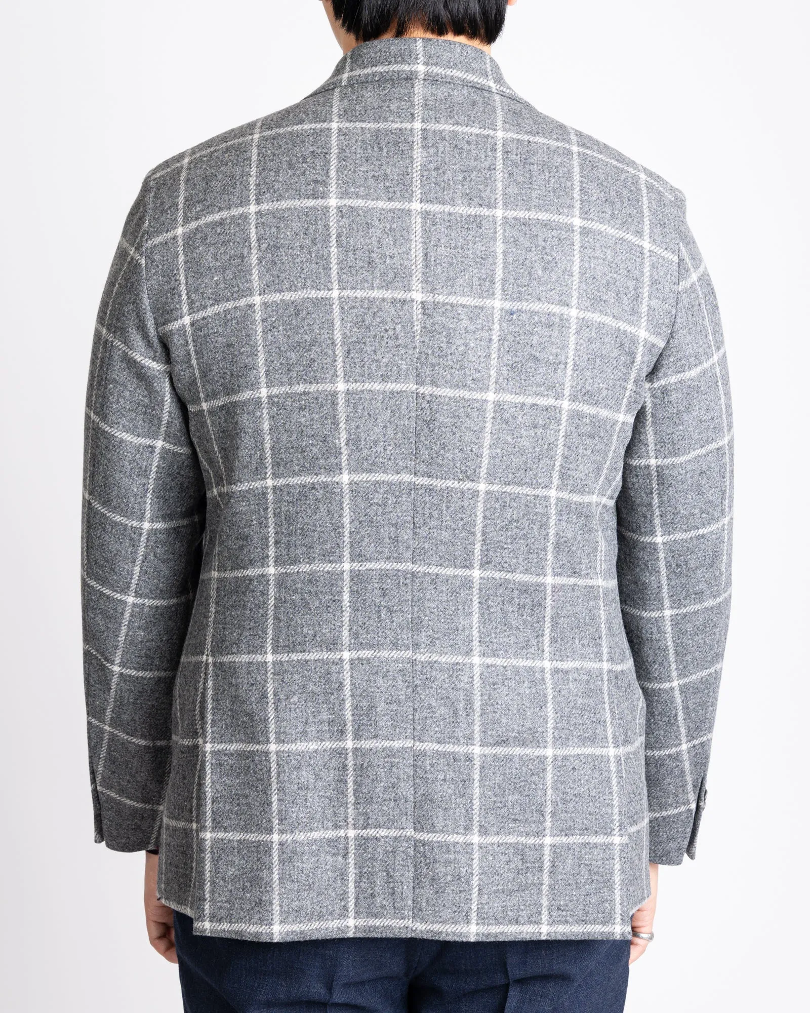 Italian Grey Windowpane Sportcoat