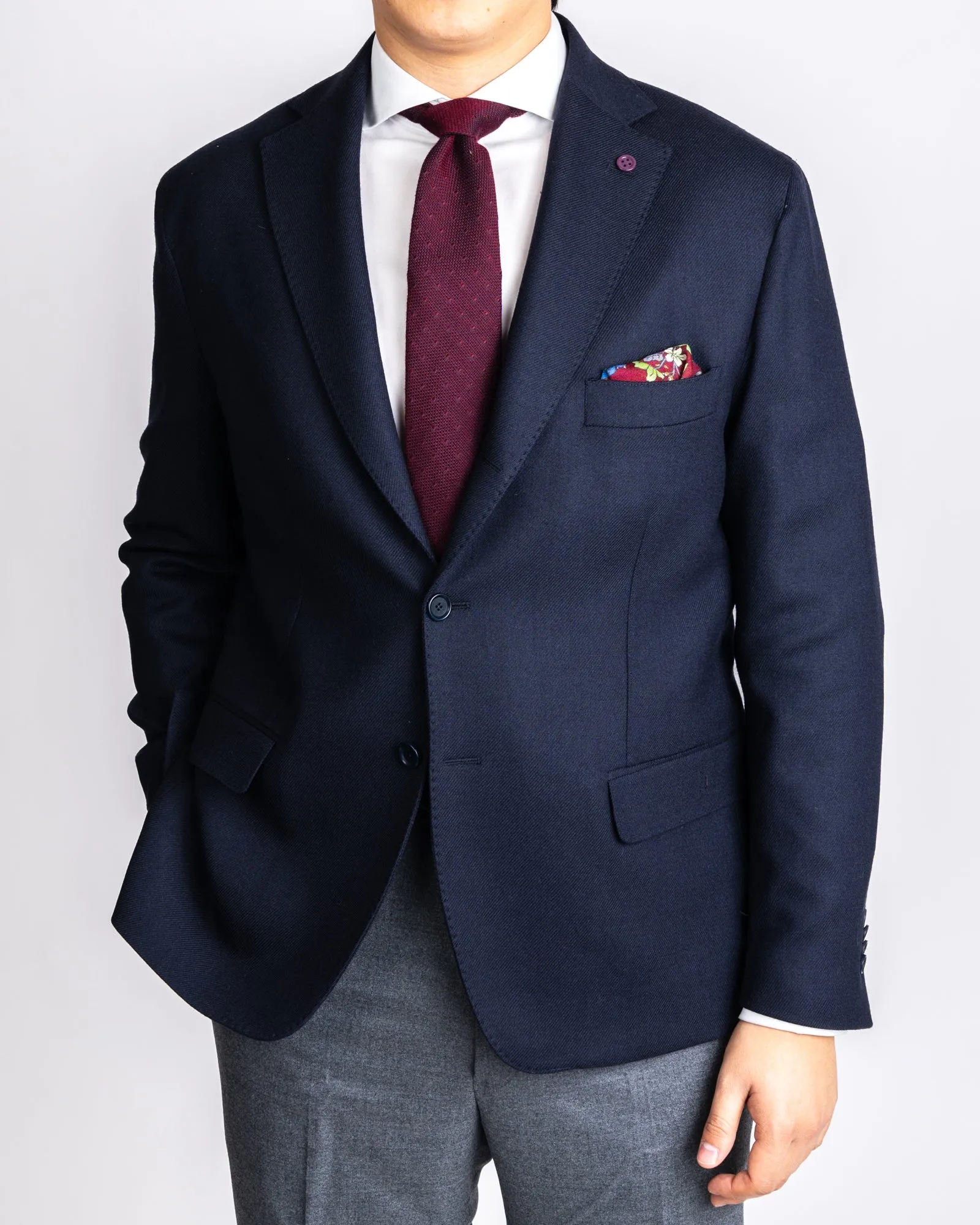Italian Navy Twill Blazer