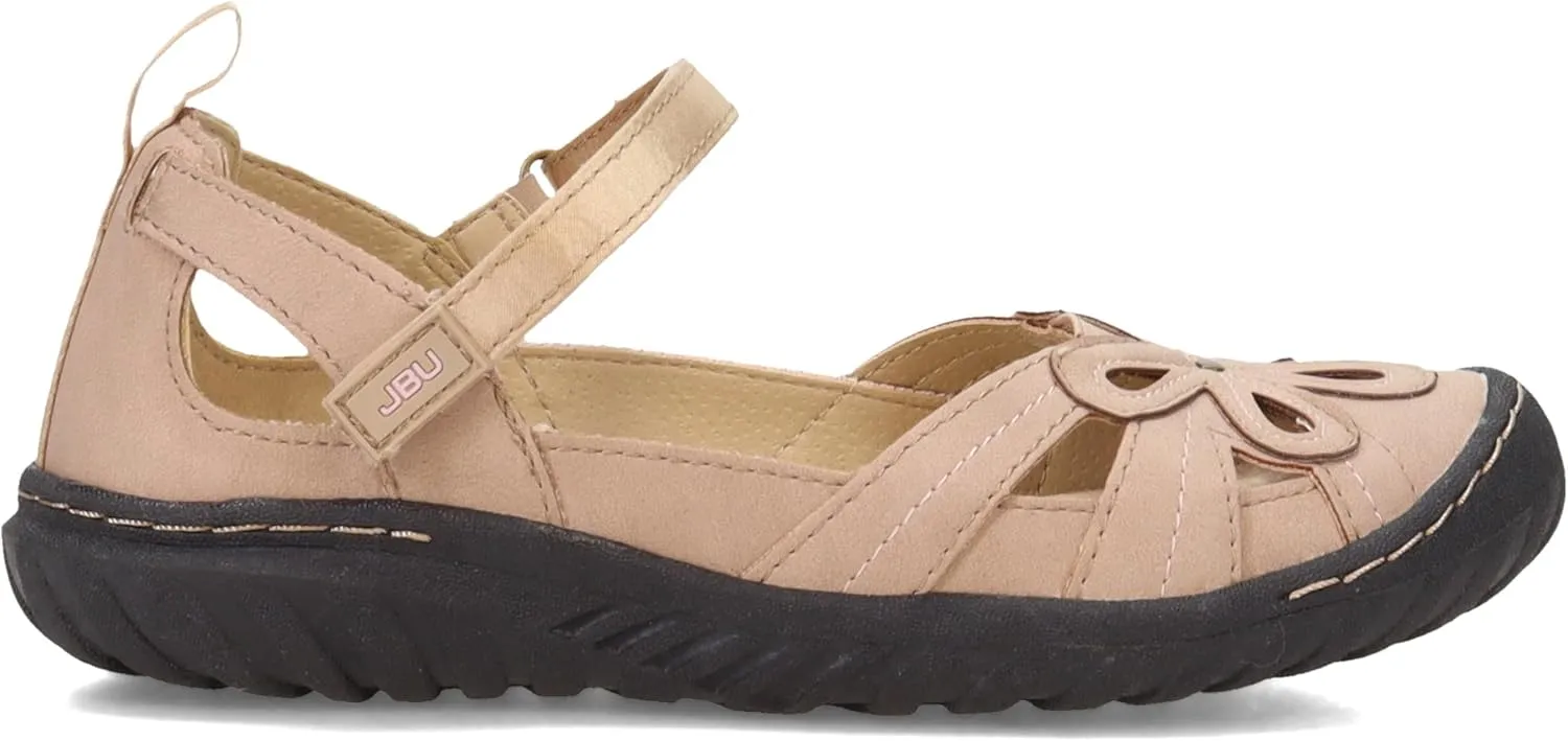 JBU Magnolia Womens Comfort Casual Classic Mary Jane Flats Fashion Shoes