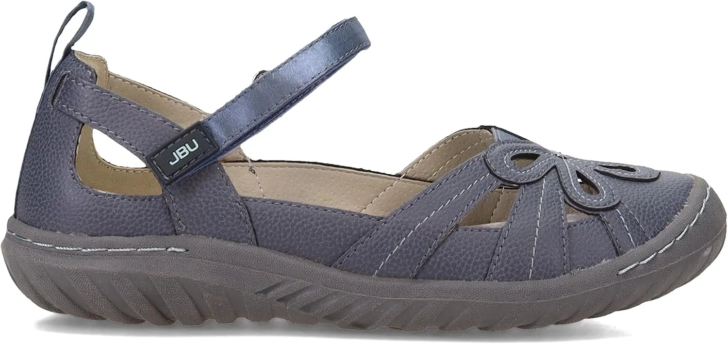 JBU Magnolia Womens Comfort Casual Classic Mary Jane Flats Fashion Shoes
