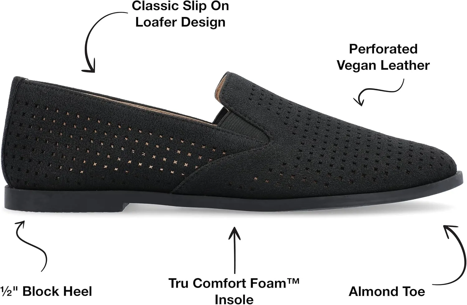 Journee Women's Comfort Foam Lucie Dress Flats