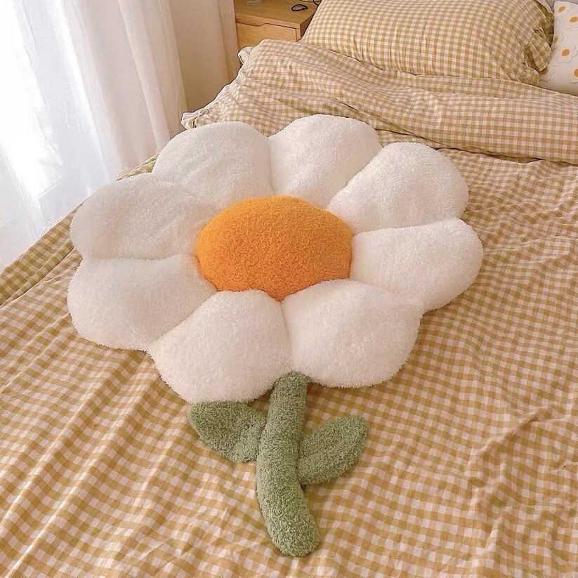 Kawaii Soft Flower Seat Cushion