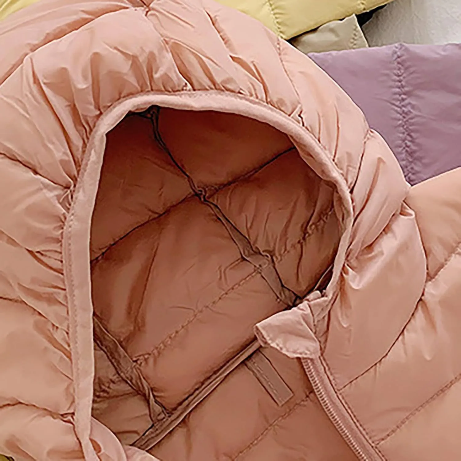 Kids Boy Girl Puffer Jacket Coat Zip Up Hoodies Warm Insulated Padded Jackets Girls' Outerwear Down Jackets & Coats