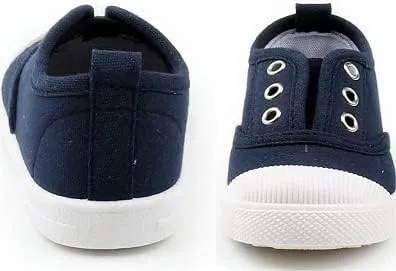 kkdom Kids Candy Color Canvas Sneaker Slip-on Baby Boys Girls Casual Fashion Shoes