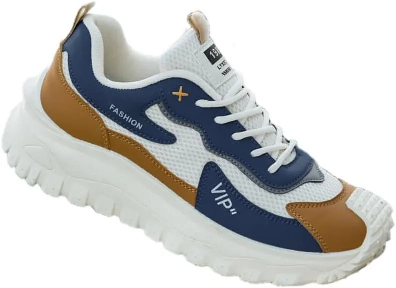 Large Size Men's Casual Fashion Sneakers mesh Breathable Match Color 2025 New Trend Increase FJ0313