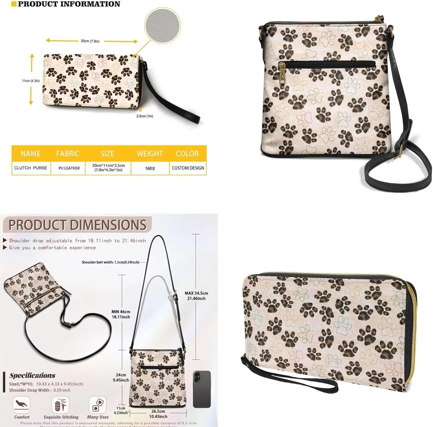 Leather Crossbody Satchel Bags for Women Sling Messenger Purse Shoulder Bag with Wallet