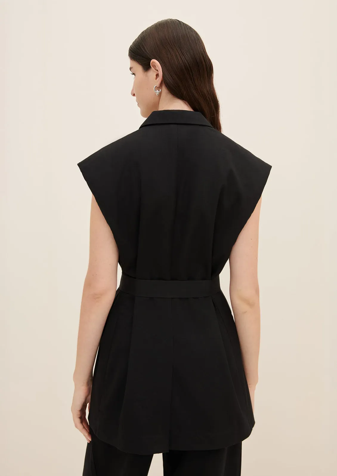Lena Sleeveless Blazer