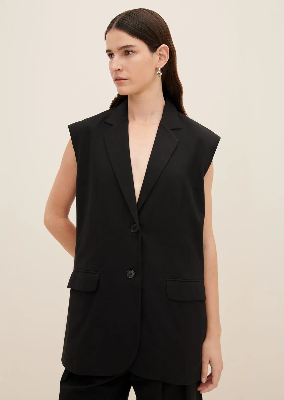 Lena Sleeveless Blazer
