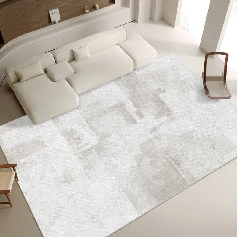 Light Luxury Carpet Home Decoration Large Area Living Room Bedroom Study Cloakroom Thickened Soft Polyester Rugs
