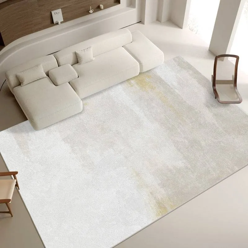 Light Luxury Carpet Home Decoration Large Area Living Room Bedroom Study Cloakroom Thickened Soft Polyester Rugs