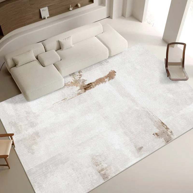 Light Luxury Carpet Home Decoration Large Area Living Room Bedroom Study Cloakroom Thickened Soft Polyester Rugs