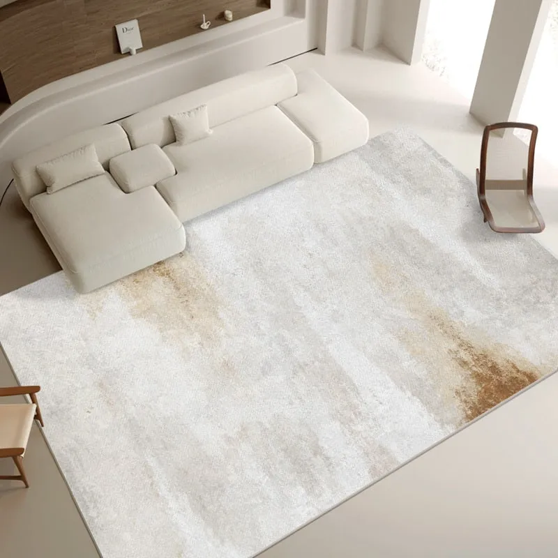 Light Luxury Carpet Home Decoration Large Area Living Room Bedroom Study Cloakroom Thickened Soft Polyester Rugs