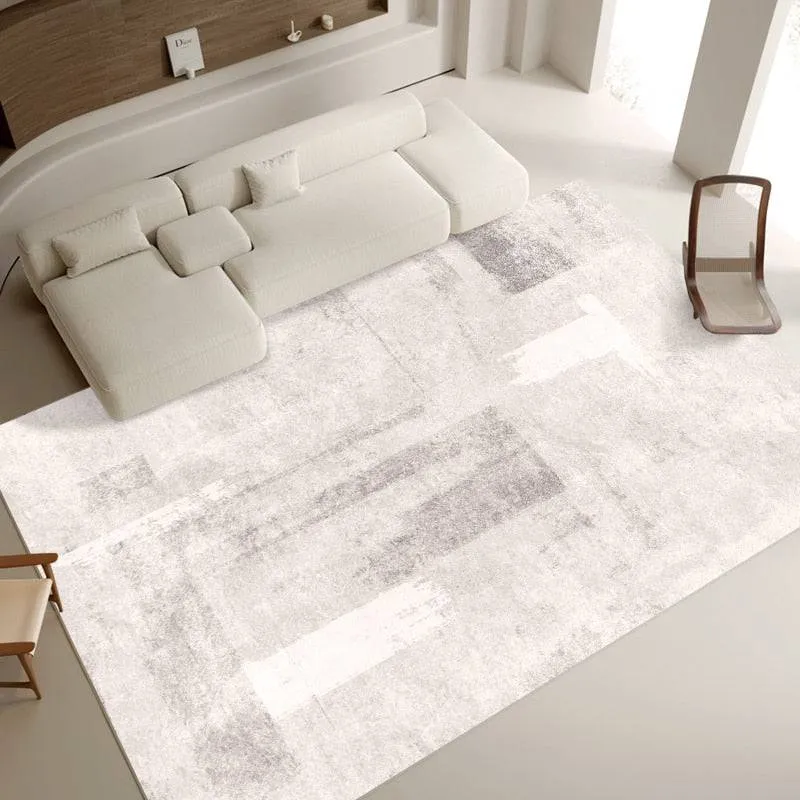 Light Luxury Carpet Home Decoration Large Area Living Room Bedroom Study Cloakroom Thickened Soft Polyester Rugs