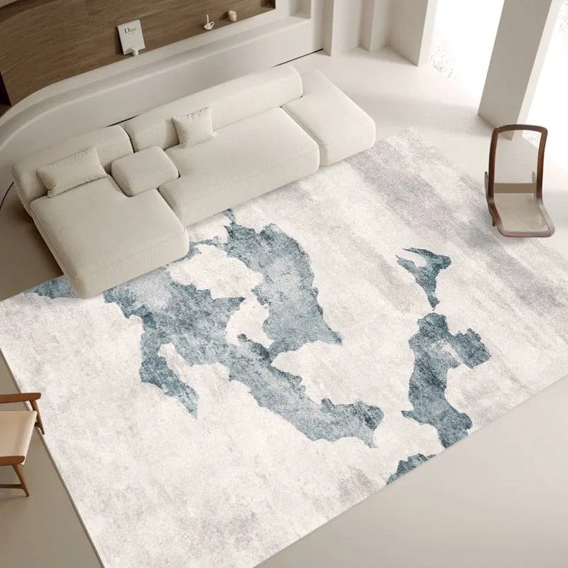 Light Luxury Carpet Home Decoration Large Area Living Room Bedroom Study Cloakroom Thickened Soft Polyester Rugs