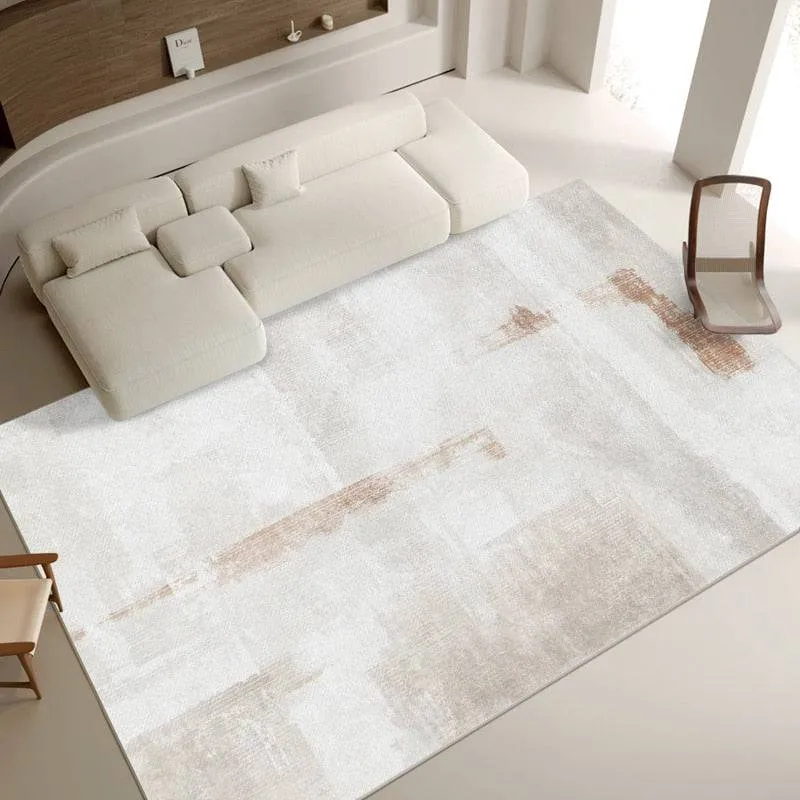 Light Luxury Carpet Home Decoration Large Area Living Room Bedroom Study Cloakroom Thickened Soft Polyester Rugs