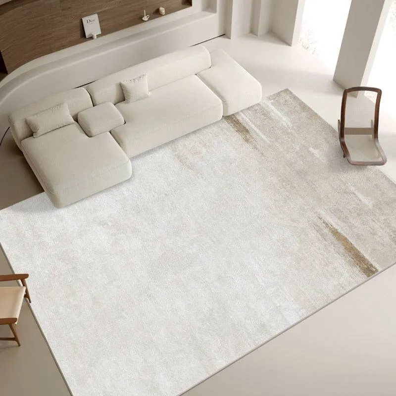 Light Luxury Carpet Home Decoration Large Area Living Room Bedroom Study Cloakroom Thickened Soft Polyester Rugs
