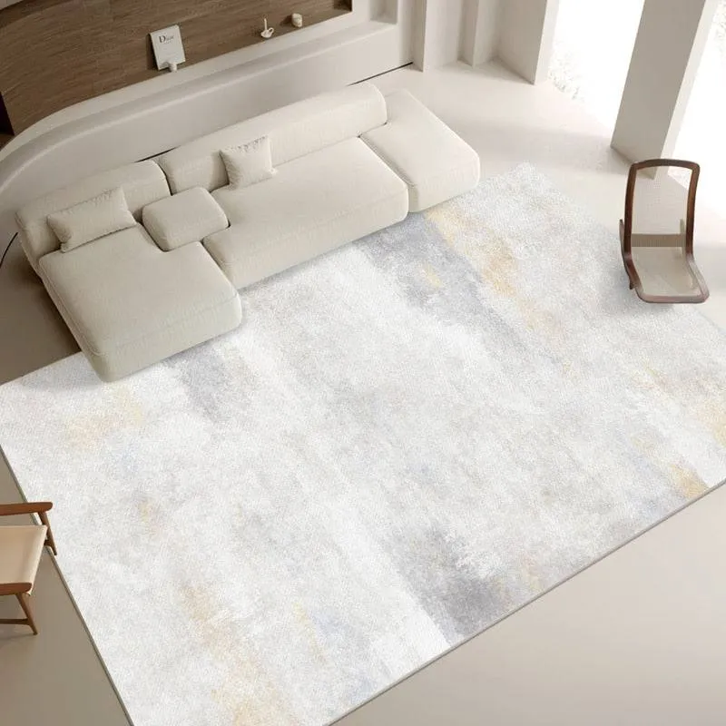 Light Luxury Carpet Home Decoration Large Area Living Room Bedroom Study Cloakroom Thickened Soft Polyester Rugs